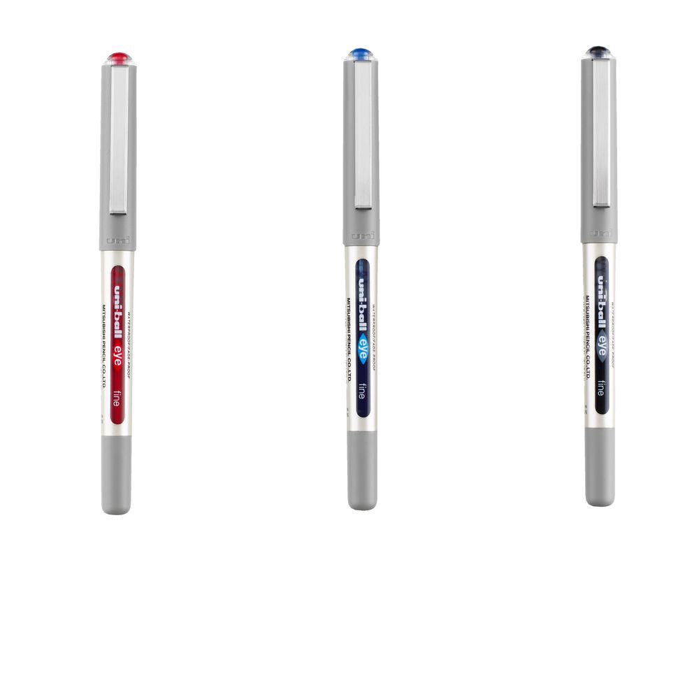Uni-Ball Eye Fine Rollerball Pens Assorted 4 Pack